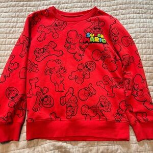 NWOT Nintendo Super Mario Red Sweatshirt